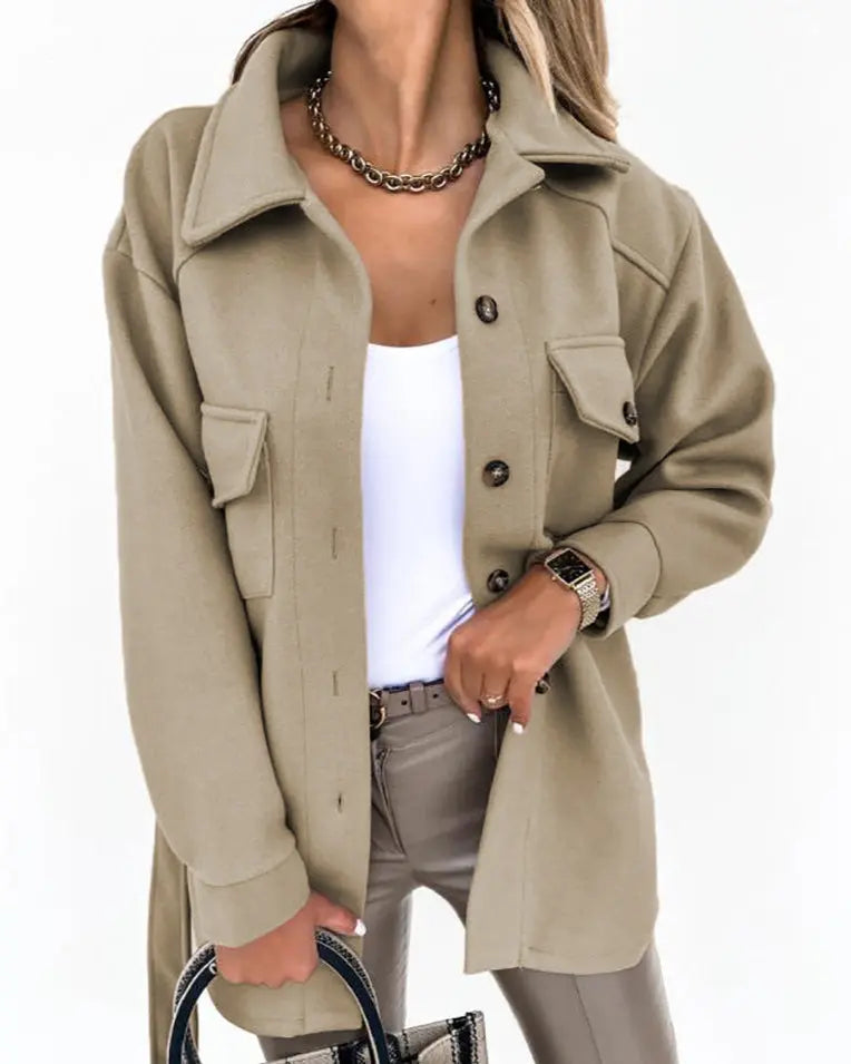 Midnight Chic Overshirt Jacket Jasmine's Boutique Australia