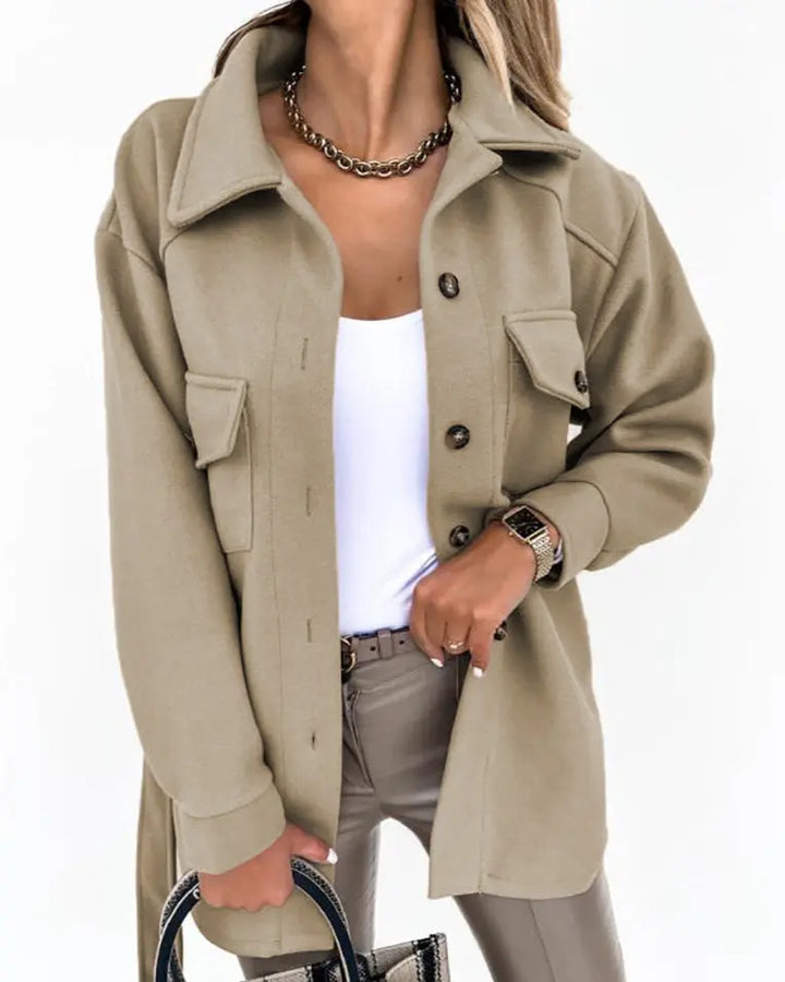 Midnight Chic Overshirt Jacket Jasmine's Boutique Australia