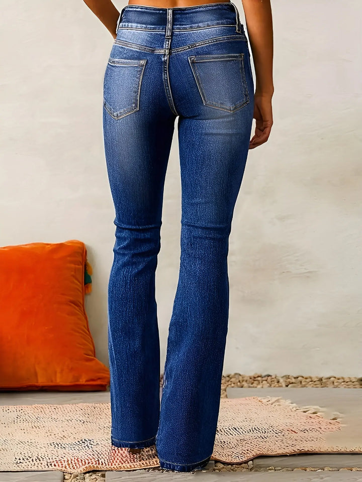 High Rise Flare Denim Jeans Jasmine's Boutique Australia