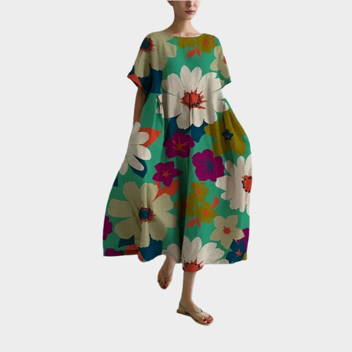 Comfortable Long Retro Dress Jasmine's Boutique Australia