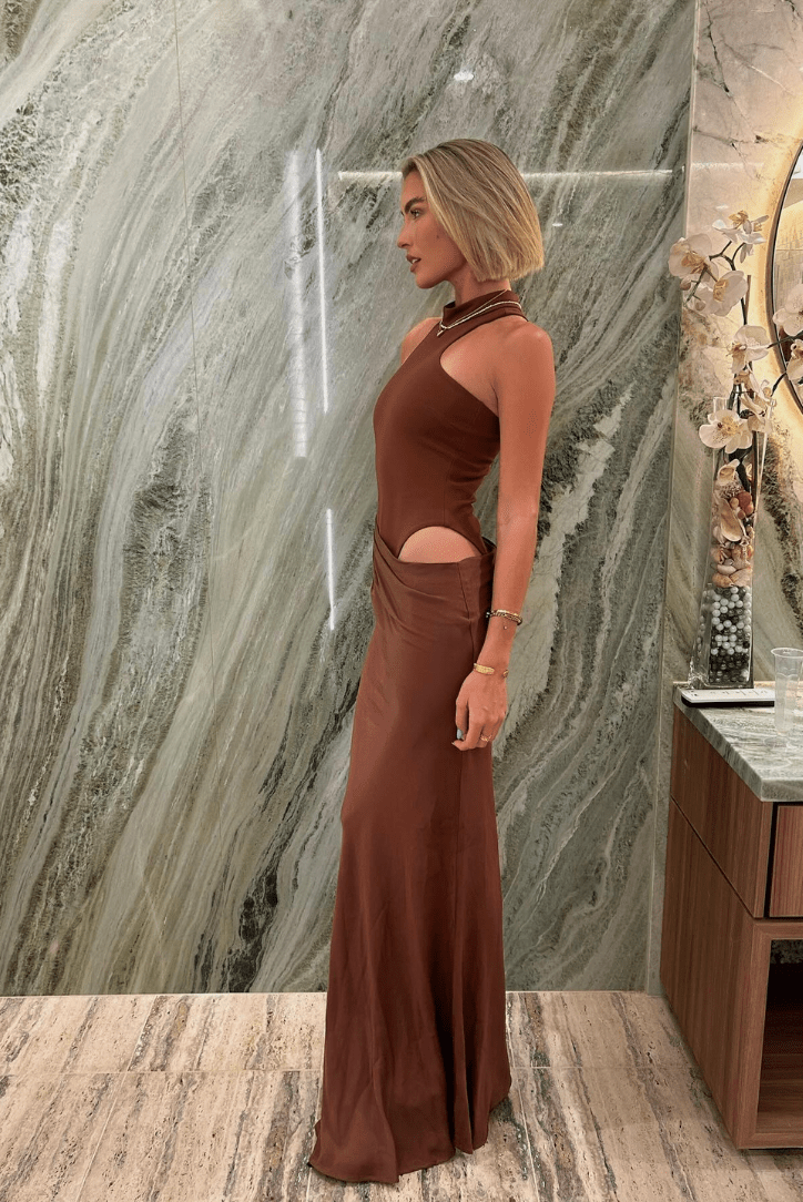 Faye | Asymmetrical Maxi Dress Liora Lane Boutique