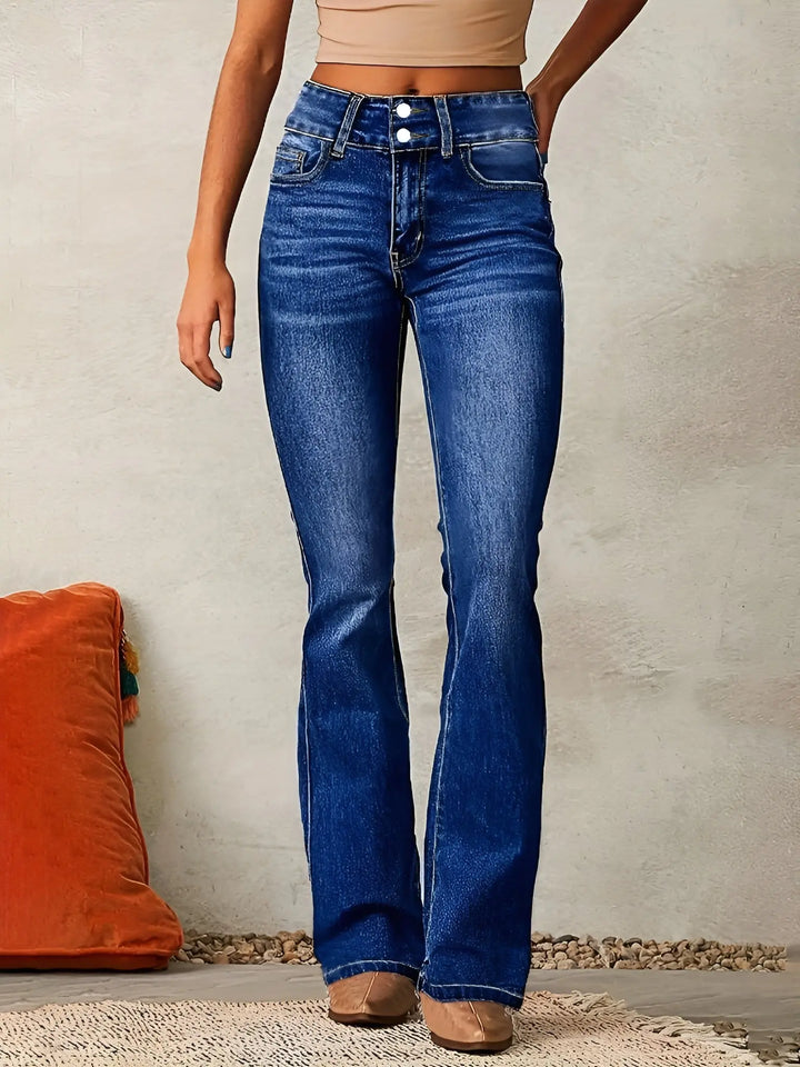 High Rise Flare Denim Jeans Jasmine's Boutique Australia