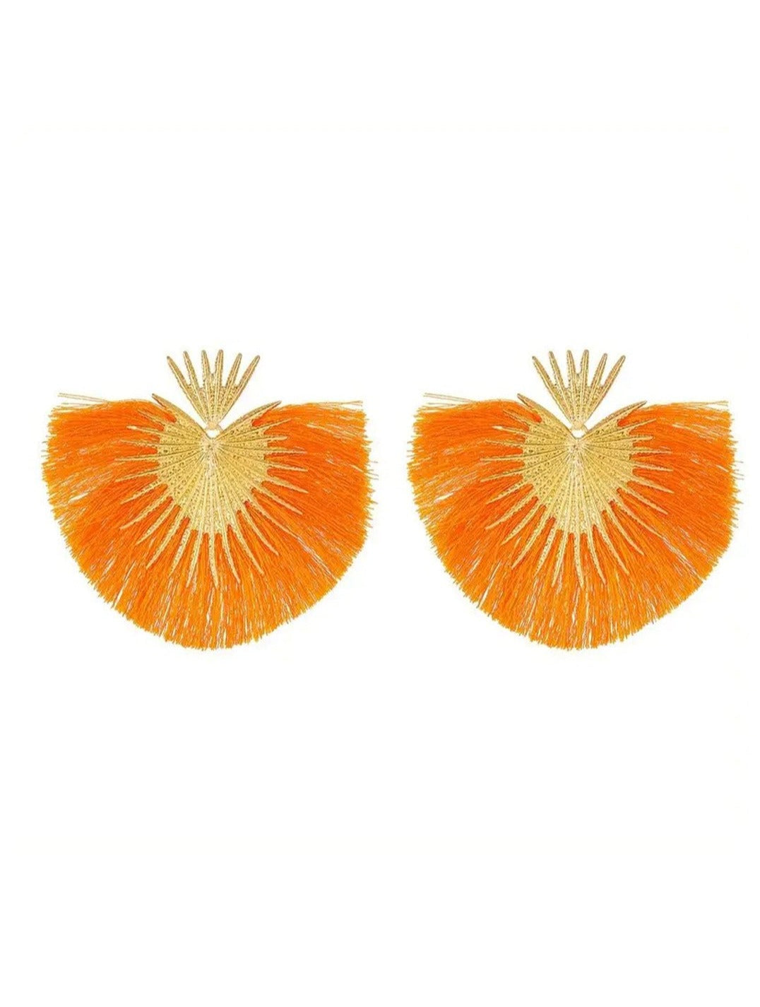 Tassel Earrings in Fan Shape Jasmine's Boutique Australia