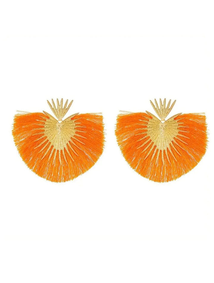 Tassel Earrings in Fan Shape Jasmine's Boutique Australia