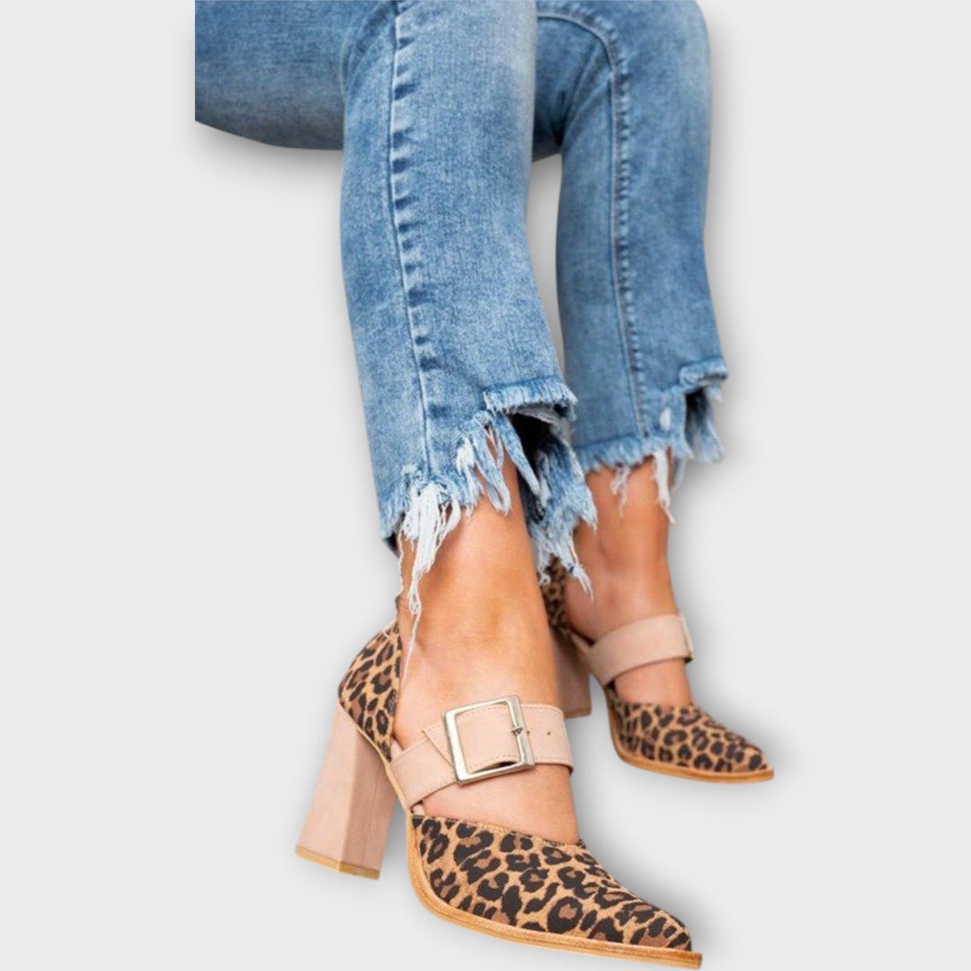 Lion Sandals with Sturdy Heel Jasmine's Boutique Australia