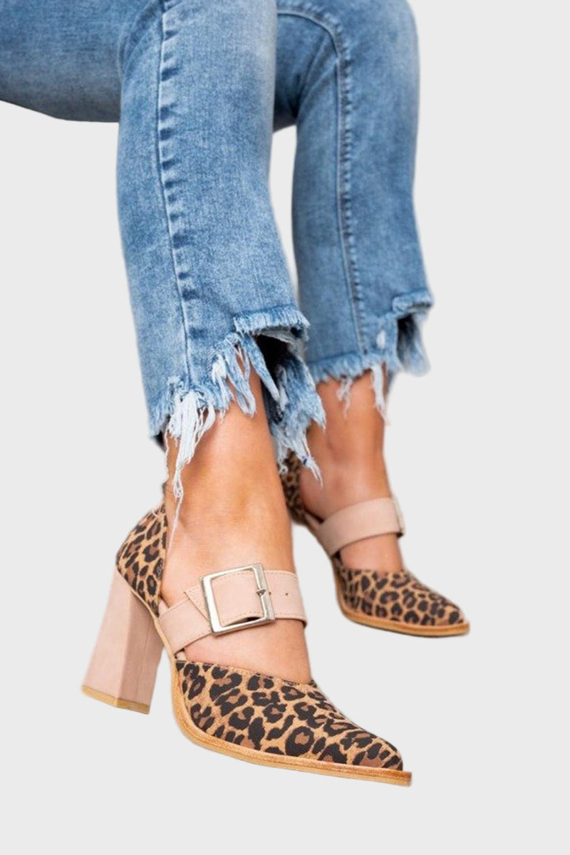Savanna Chic Buckle Heels Jasmine's Boutique Australia