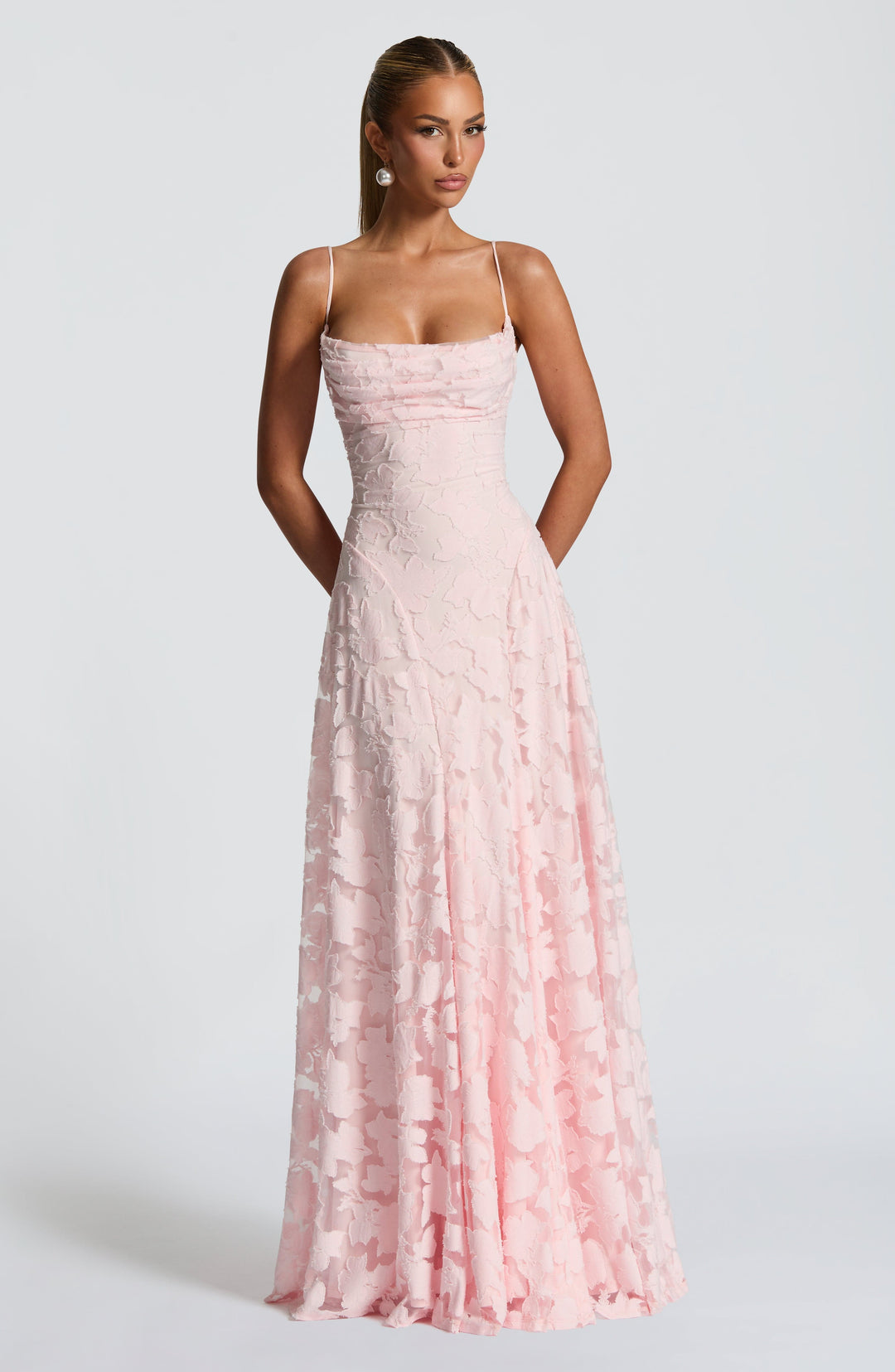 Blush Petal Elegance Maxi Dress Jasmine's Boutique Australia