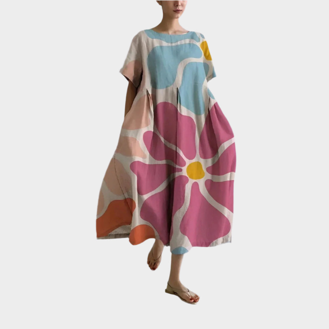 Comfortable Long Retro Dress Jasmine's Boutique Australia