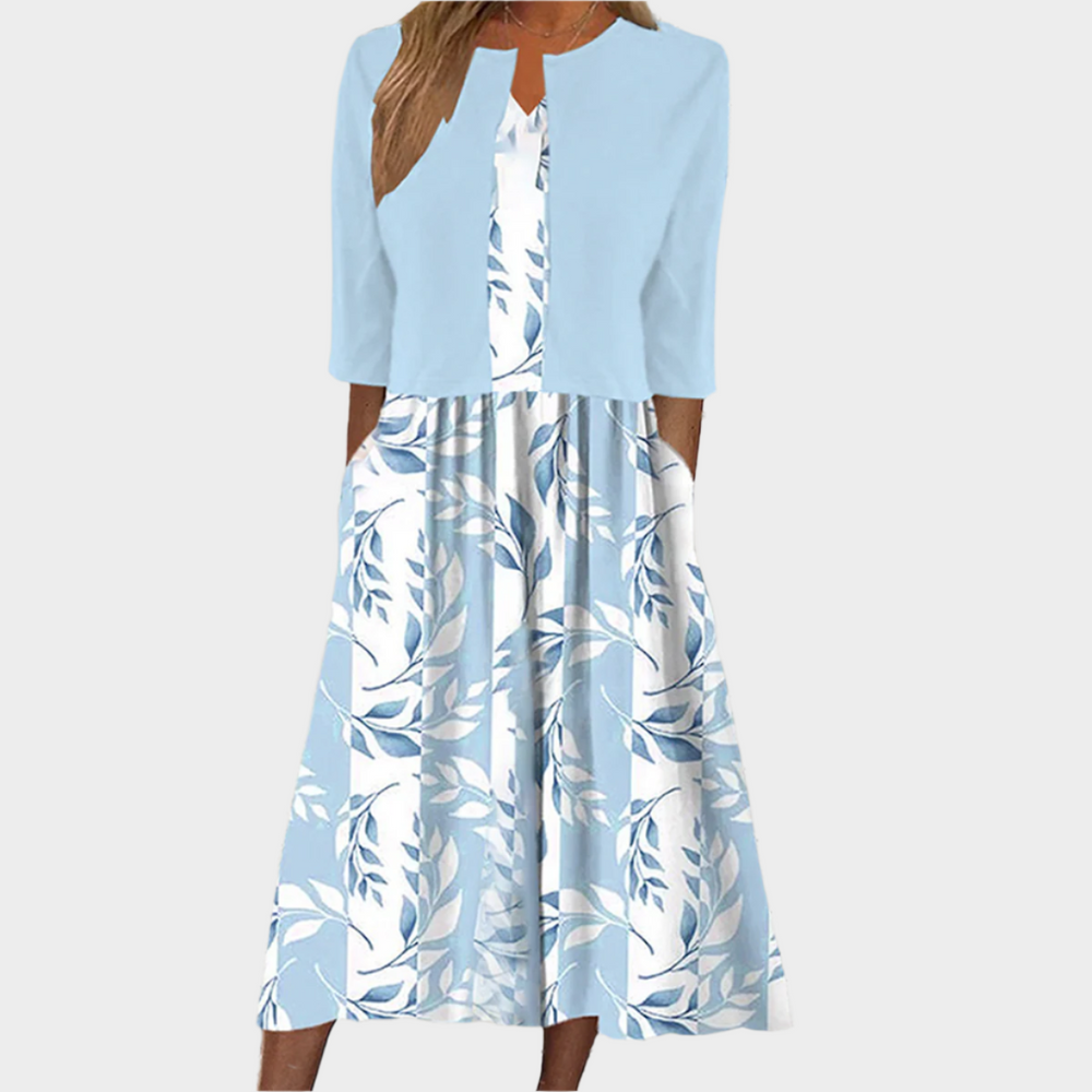 Airy Midi Dress with Elegant Jacket Jasmine's Boutique Australia