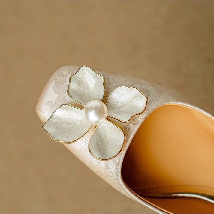 Camellia Slingback Pumps  Liora Lane Boutique