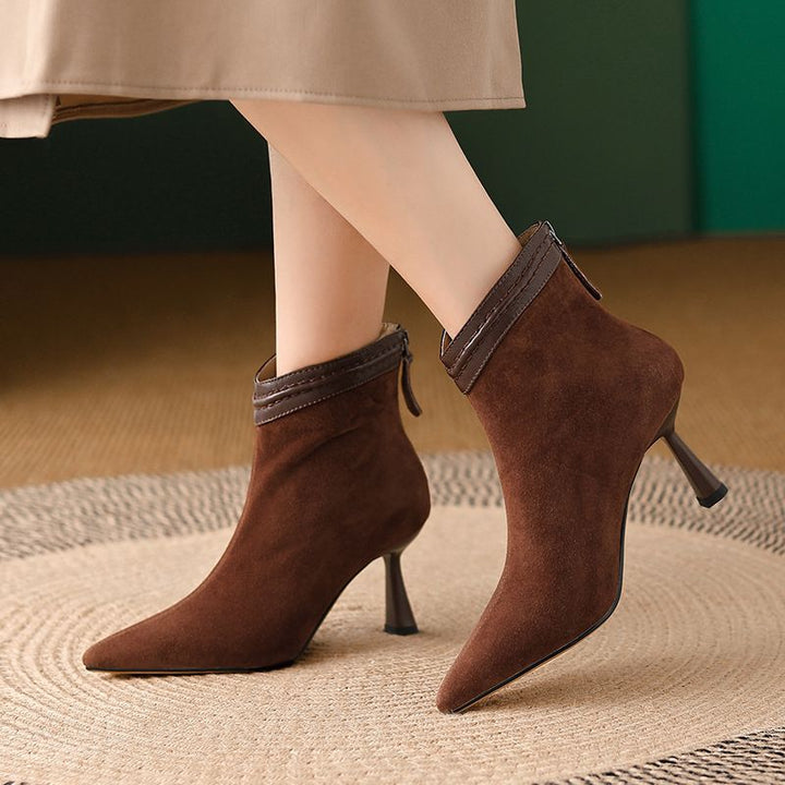 Laura Ankle Boots  Liora Lane Boutique  Brown / 8.5 69.99