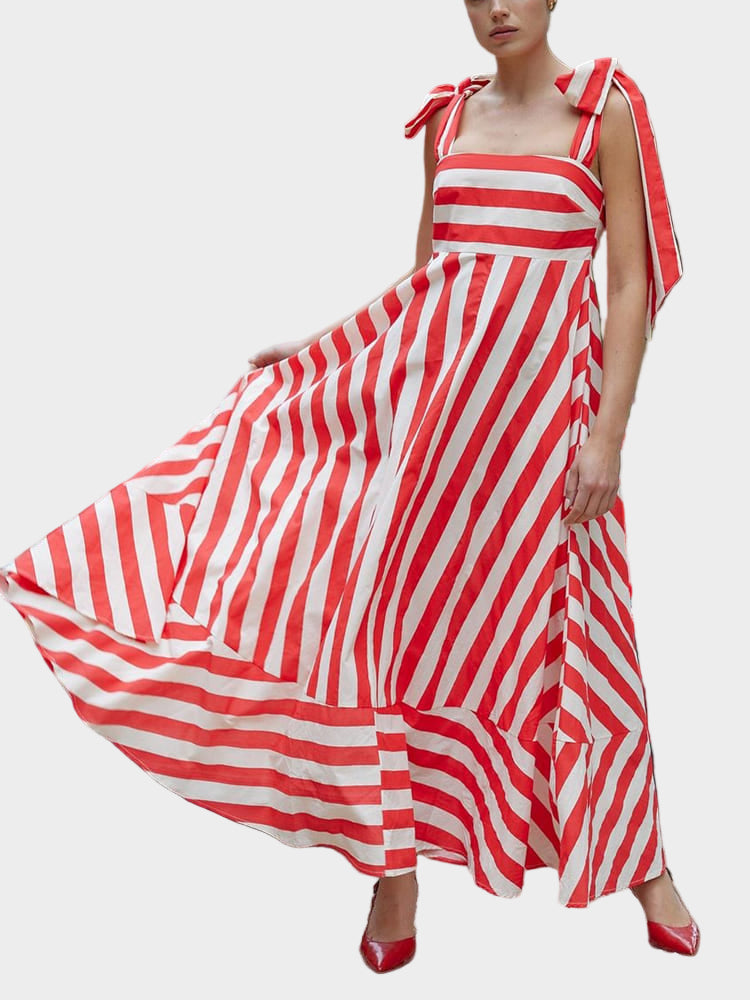Hidden Stripe Turtle High Waisted Maxi Dress Jasmine's Boutique Australia