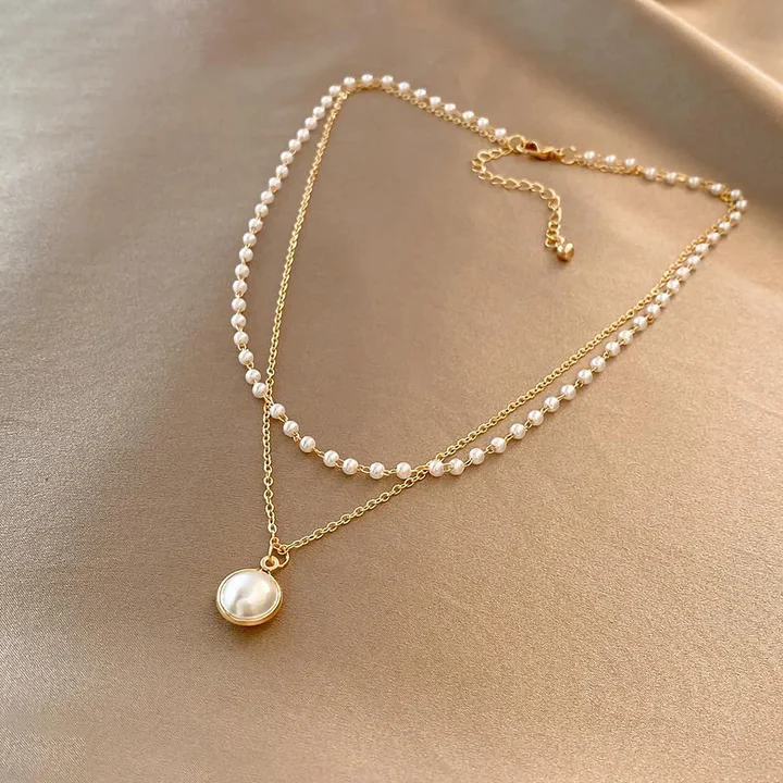Elegant Pearl Pendant Necklace Jasmine's Boutique Australia