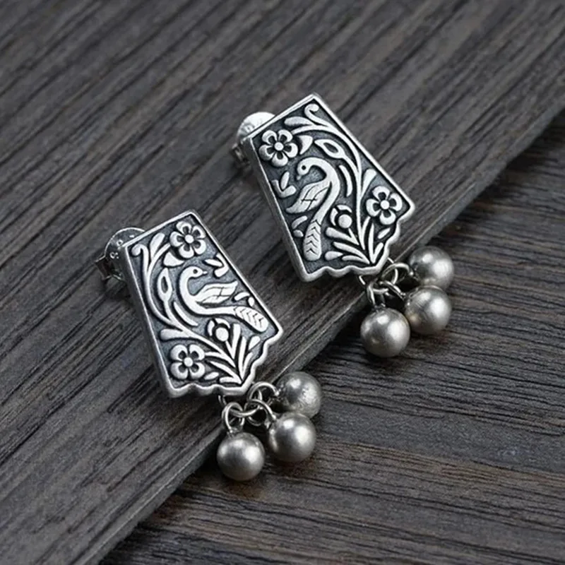 Vintage Silver Pearls Earrings Jasmine's Boutique Australia