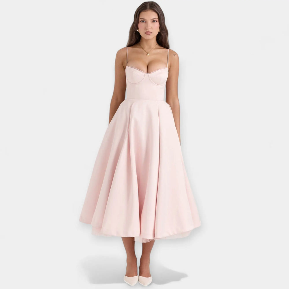 Midi Dress with Tulle and Style Jasmine's Boutique Australia