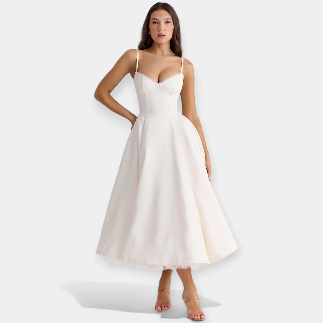 Midi Dress with Tulle and Style Jasmine's Boutique Australia