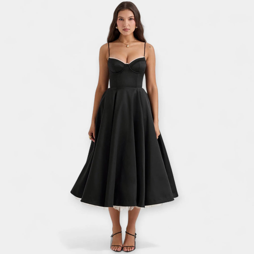 Midi Dress with Tulle and Style Jasmine's Boutique Australia