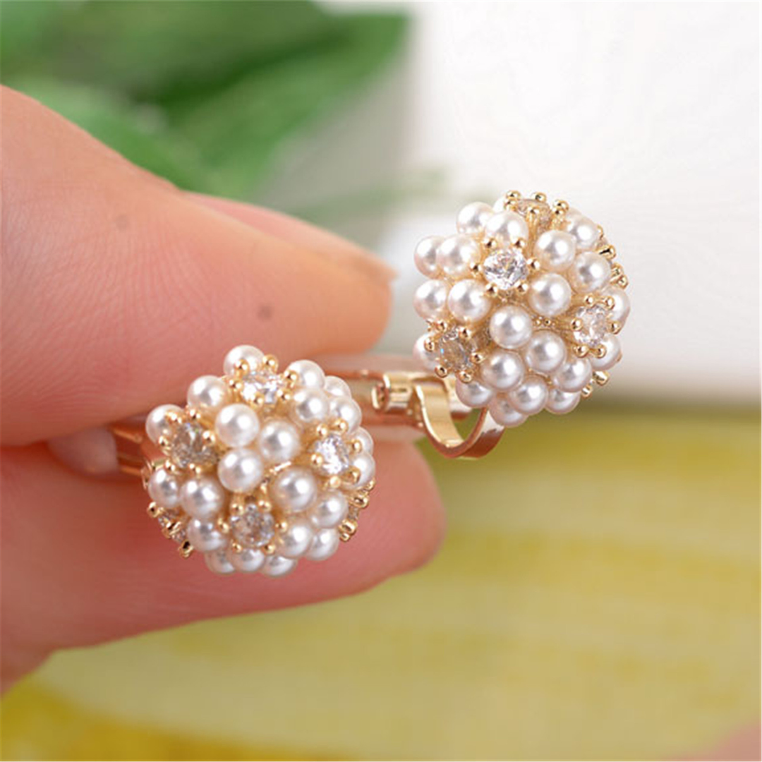Vintage Inlaid Pearl Stud Earrings Jasmine's Boutique Australia