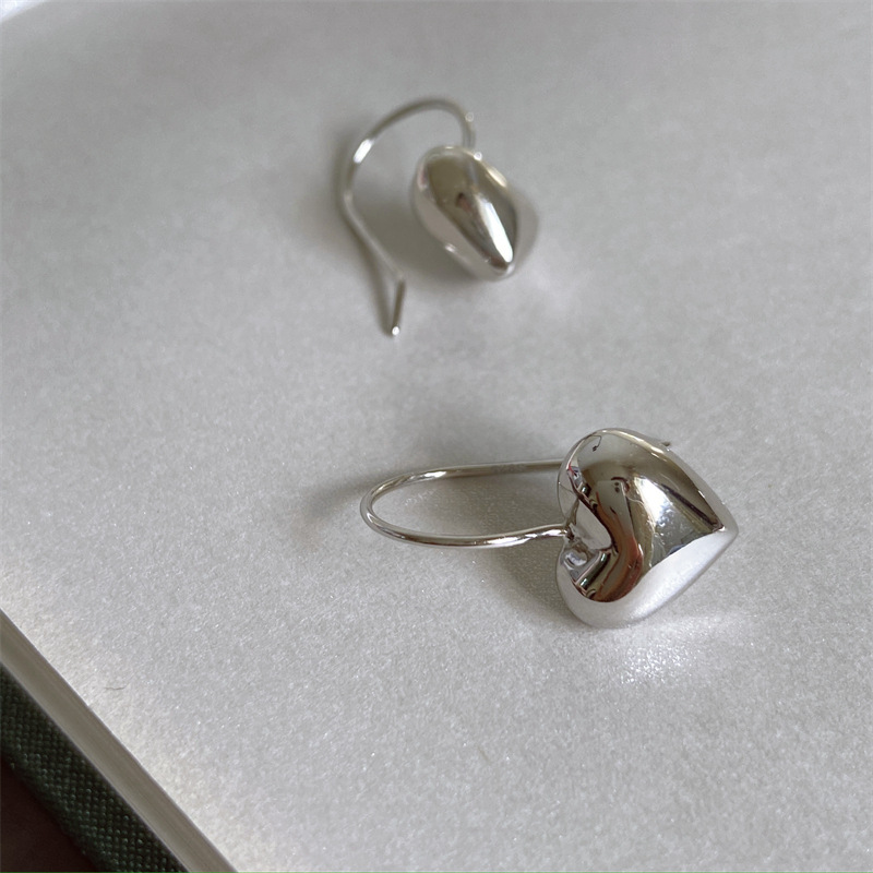 Vintage Silver Heart Earrings Jasmine's Boutique Australia