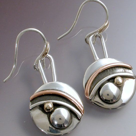 Vintage Silver Pearl Rounded Earrings Jasmine's Boutique Australia