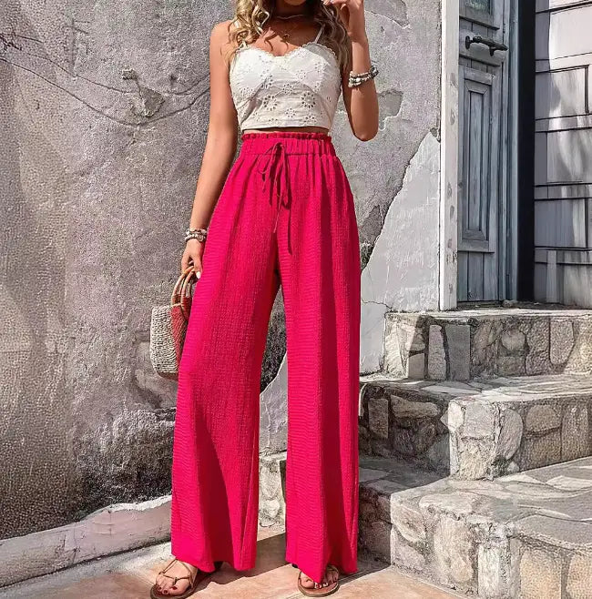 Breezy Linen Wide-Leg Pants Jasmine's Boutique Australia