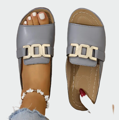 Buckle Slip-On Sandals Jasmine's Boutique Australia