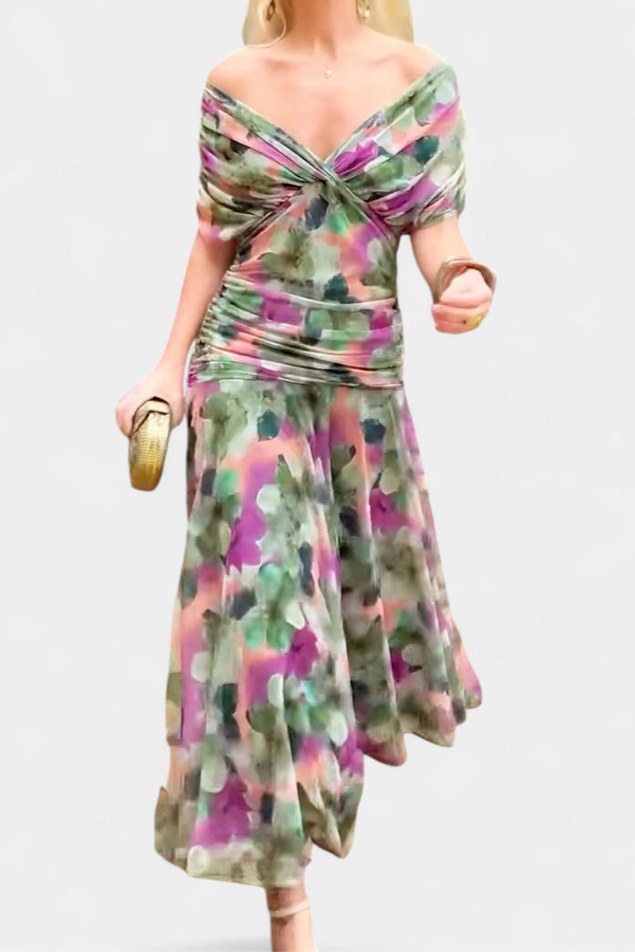 Aurora Floral Elegance Maxi Dress Jasmine's Boutique Australia