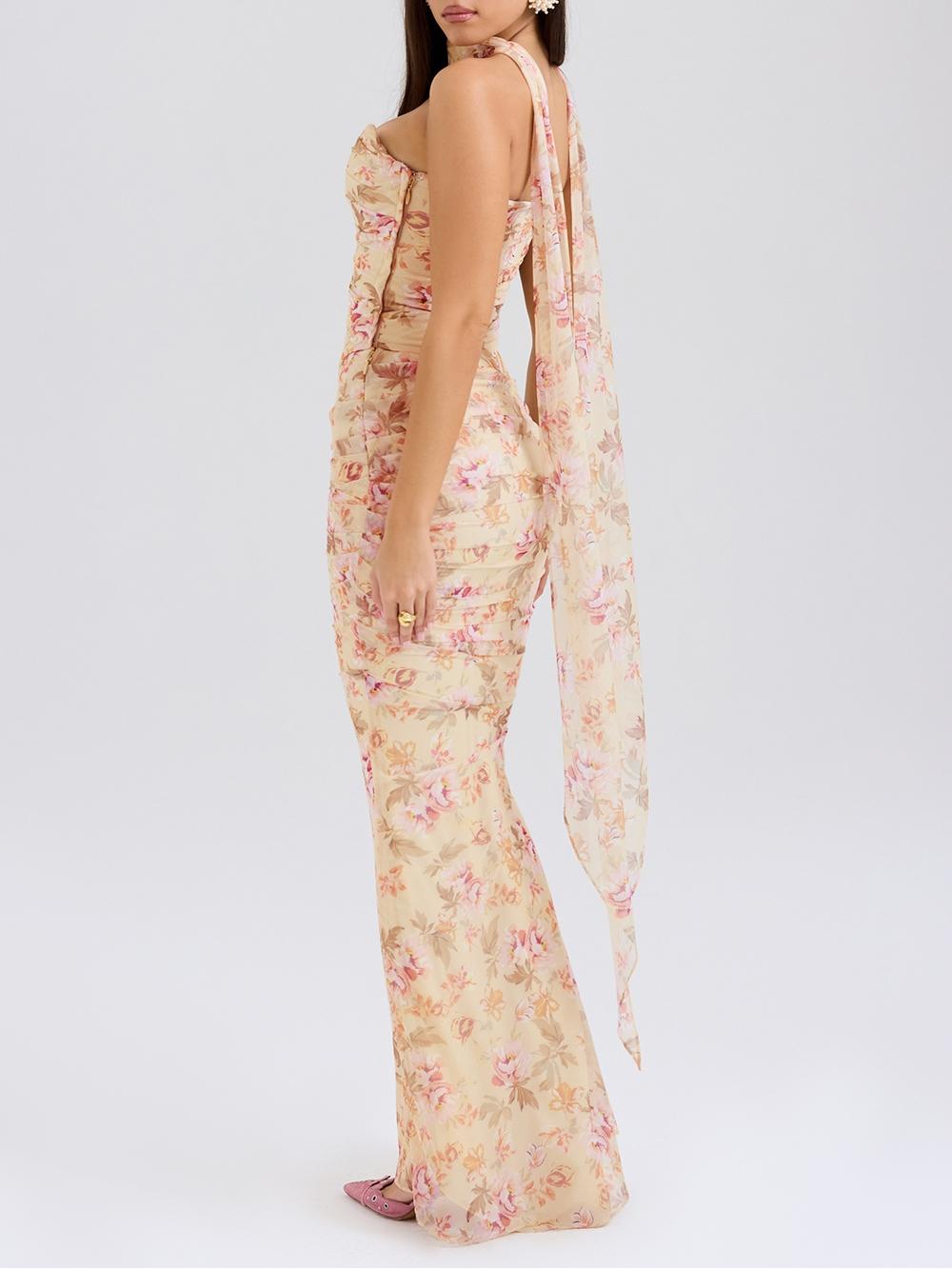 Floral Strapless Bustier and Skirt Set Jasmine's Boutique Australia