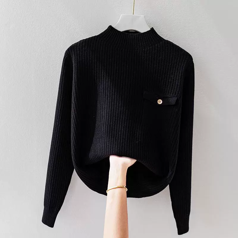 Elegant Knitted Turtleneck Liora Lane Boutique