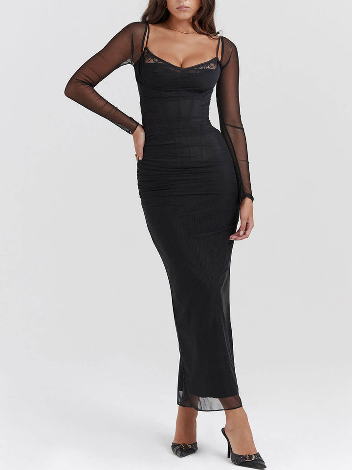 Black Off Shoulder Maxi Dress Jasmine's Boutique Australia