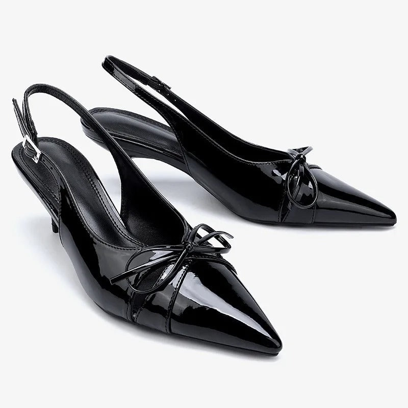 Liora Kitten Heels  Liora Lane Boutique  Black / 11.5 74.99