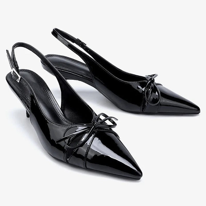 Liora Kitten Heels  Liora Lane Boutique  Black / 11.5 74.99