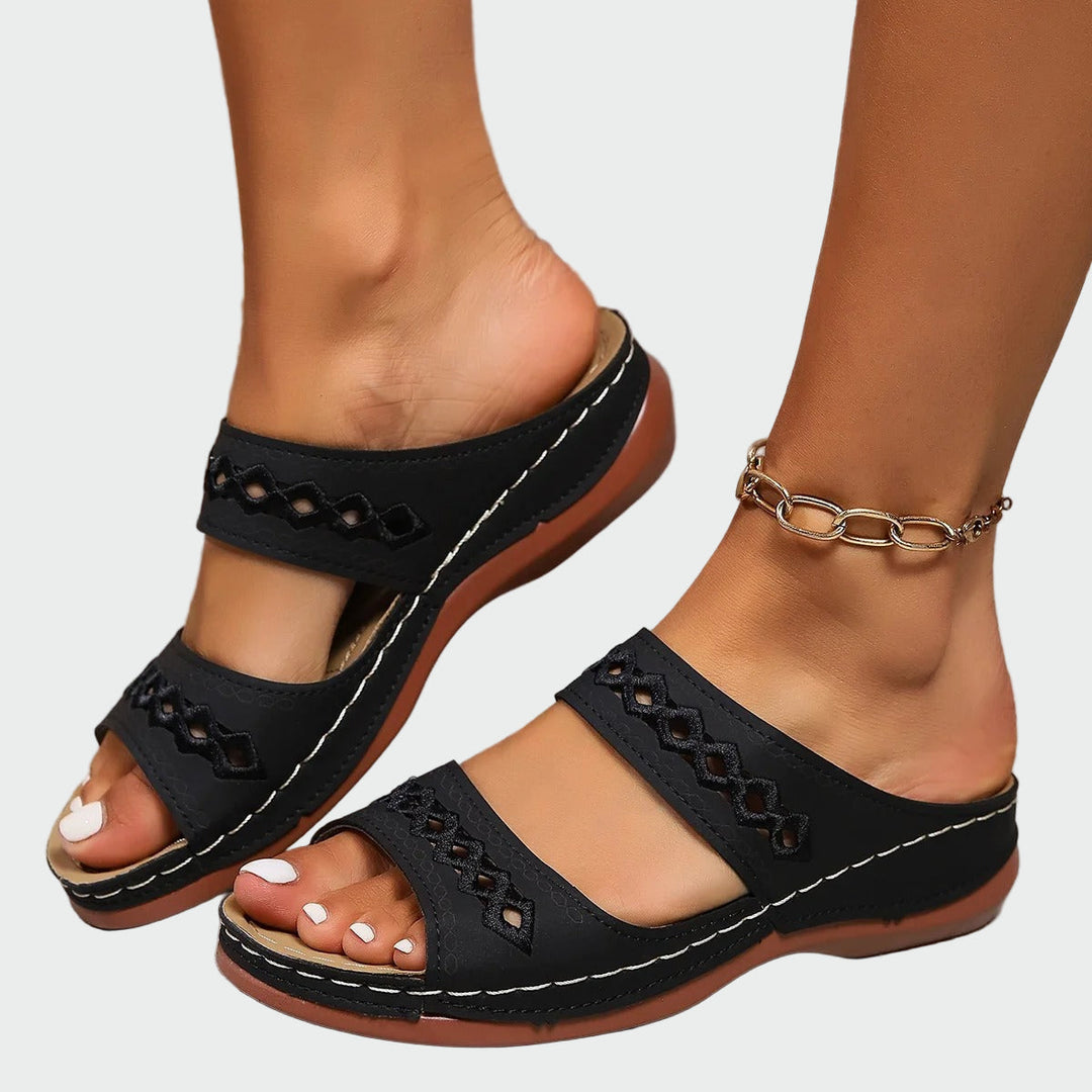 Double Strap Comfort Sandals Jasmine's Boutique Australia