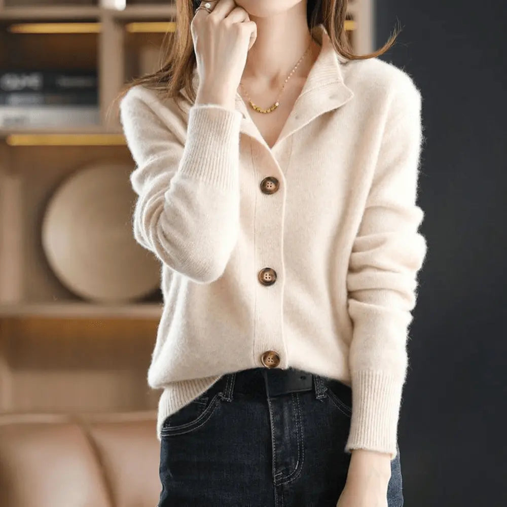 Elegant Soft-Touch Button Cardigan Jasmine's Boutique Australia