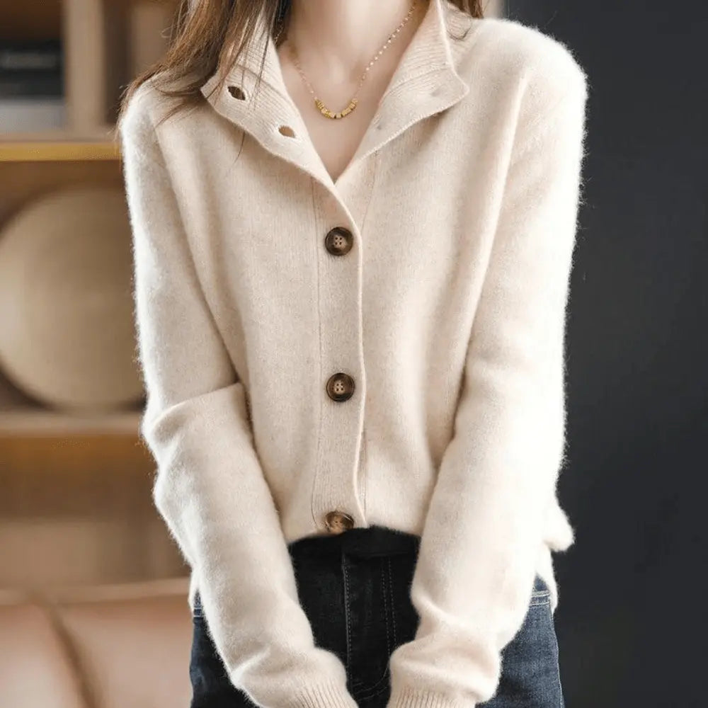 Elegant Soft-Touch Button Cardigan Jasmine's Boutique Australia