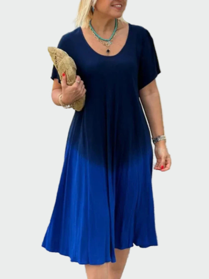 Tie Dye Gradient Flare Dress Jasmine's Boutique Australia