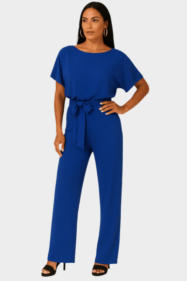 Full-Length Jumpsuit with Belt Jasmine's Boutique Australia