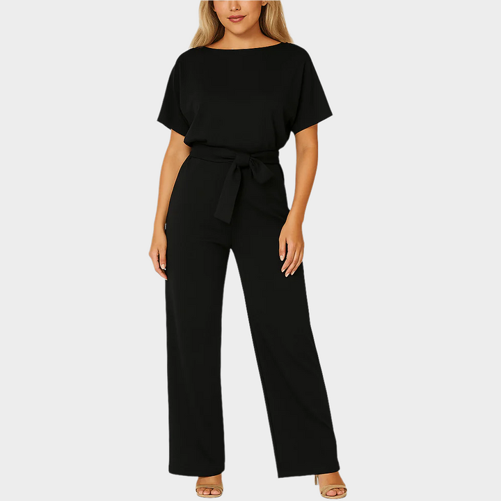 Full-Length Jumpsuit with Belt Jasmine's Boutique Australia