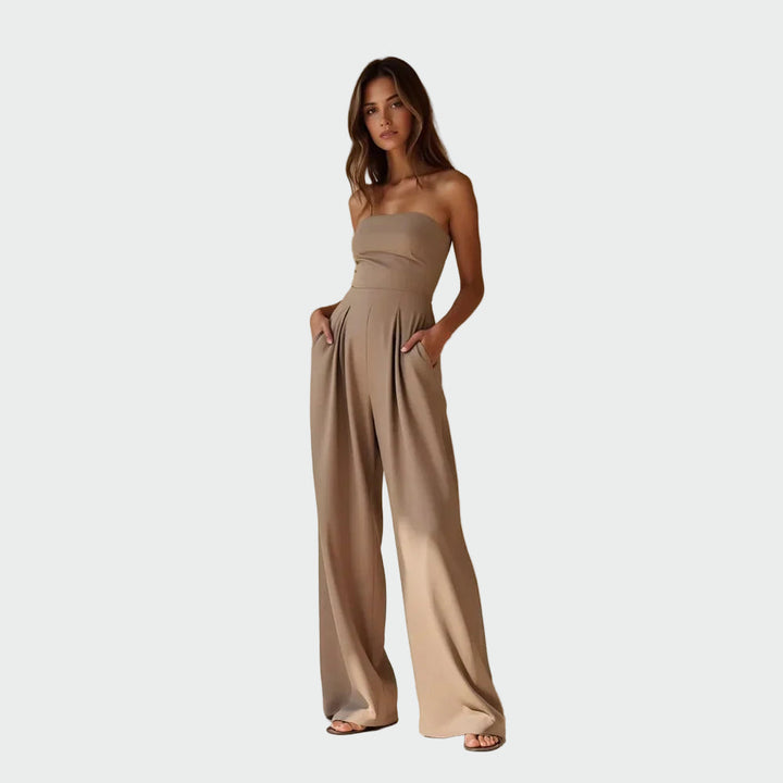 Strapless Wide-Leg Jumpsuit Jasmine's Boutique Australia