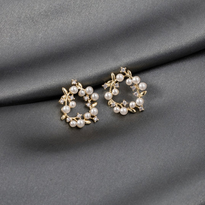 Exotic Pearl Earrings in Gold Jasmine's Boutique Australia
