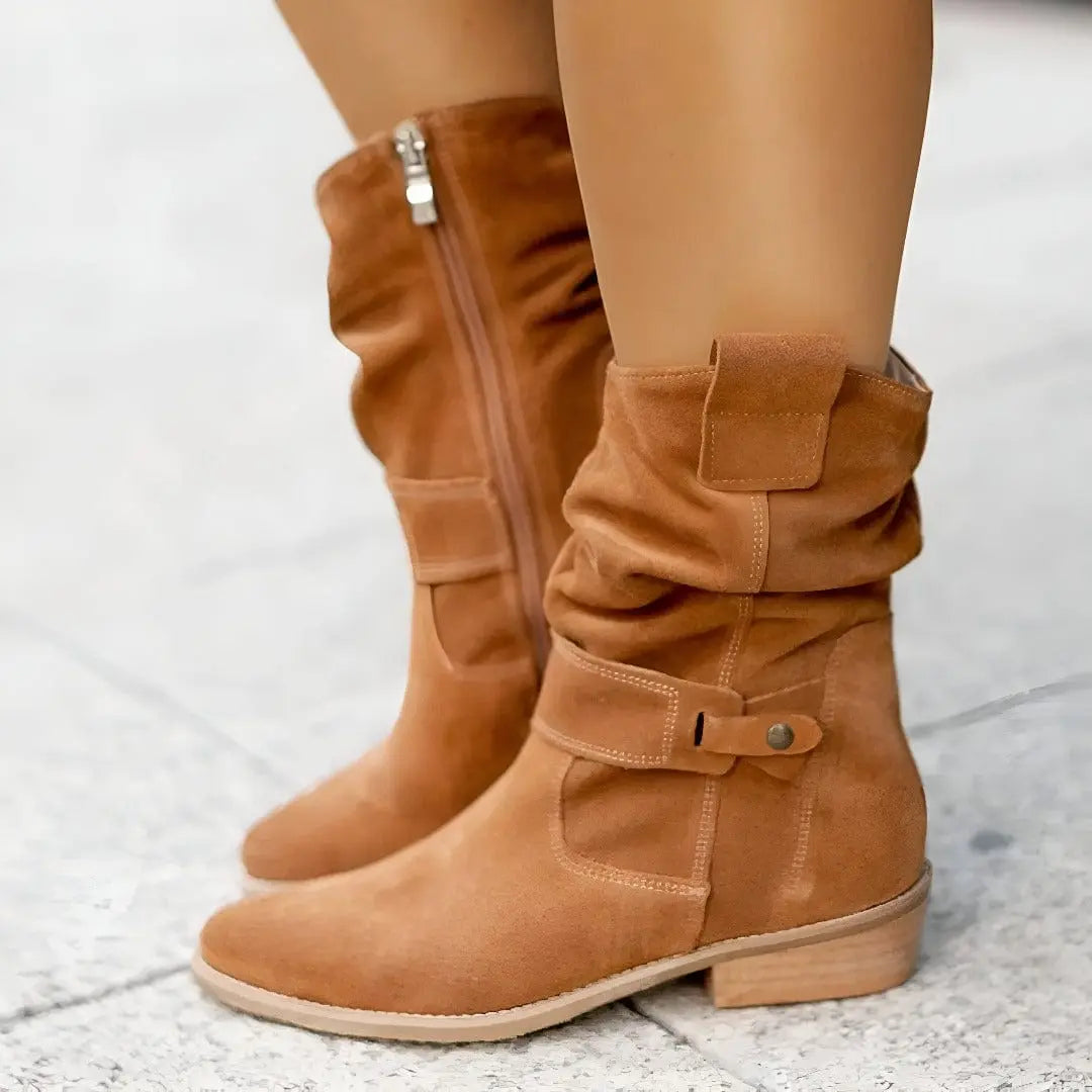 Sandstone Suede Slouch Boots Jasmine's Boutique Australia