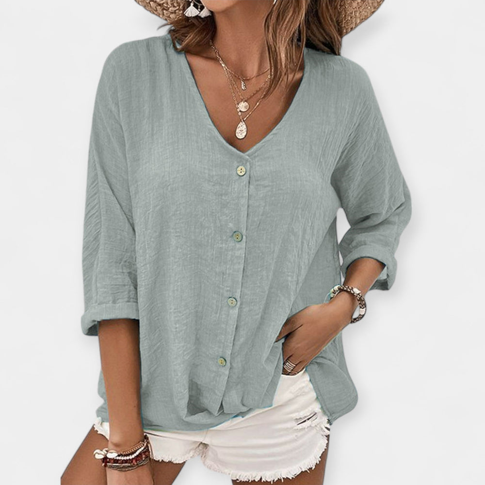 Linen T-Shirt Jasmine's Boutique Australia