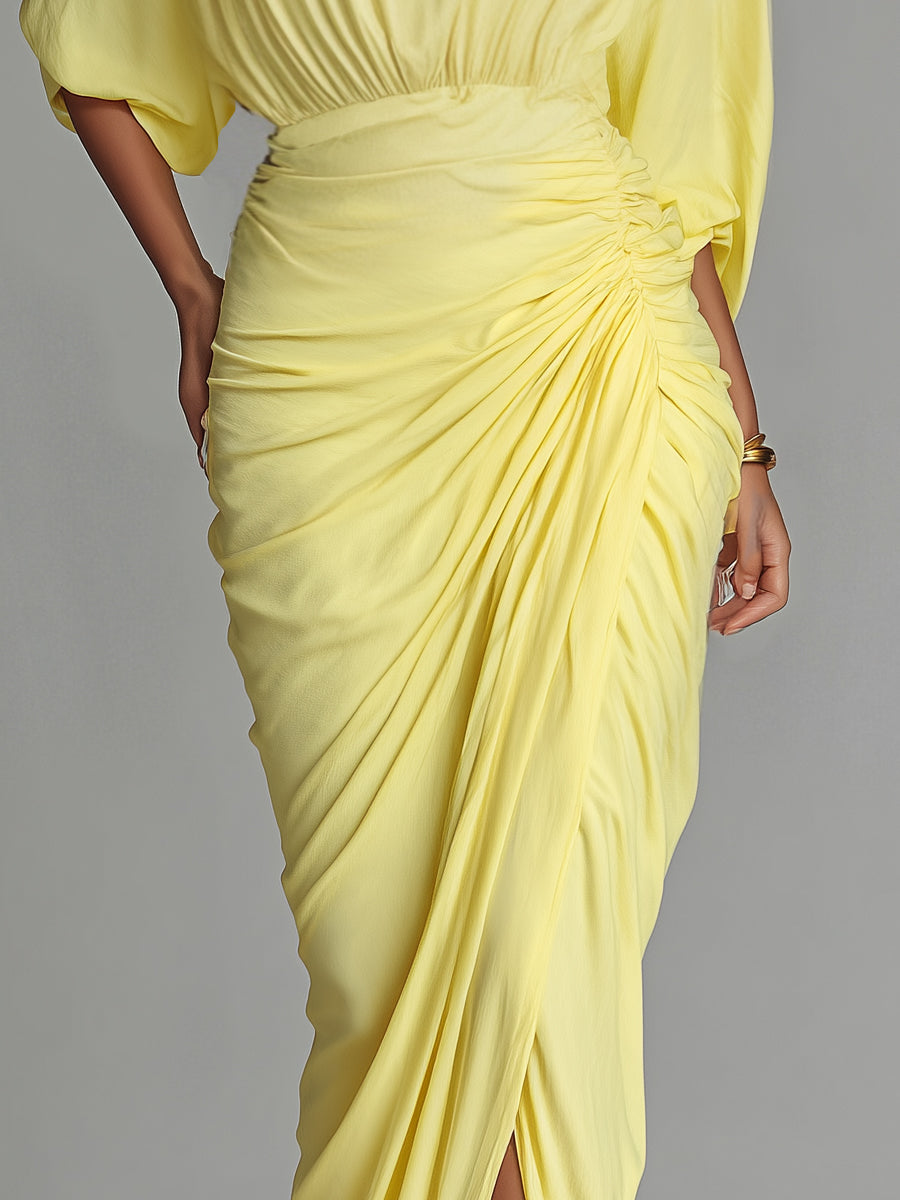 Comfortable Maxi Dress in Bright Yellow Jasmine's Boutique Australia