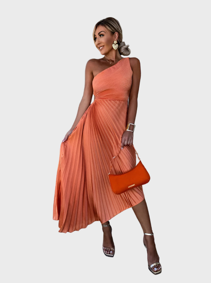 Radiance Pleated Midi Dress Jasmine's Boutique Australia