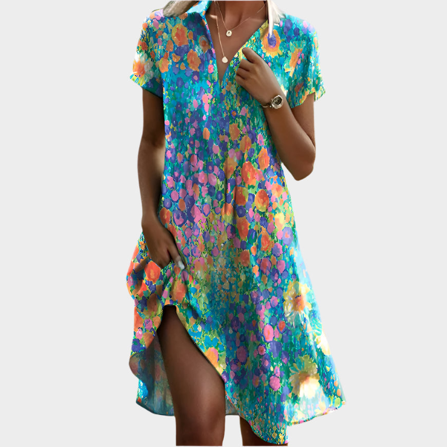 Vintage Boho with V-Neck Jasmine's Boutique Australia