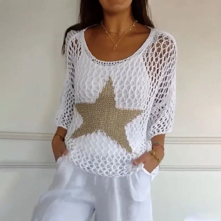 Starlight Open Knit Sweater Jasmine's Boutique Australia