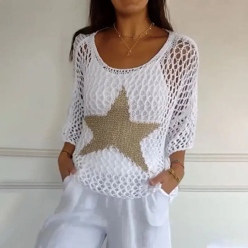 Starlight Open Knit Sweater Jasmine's Boutique Australia