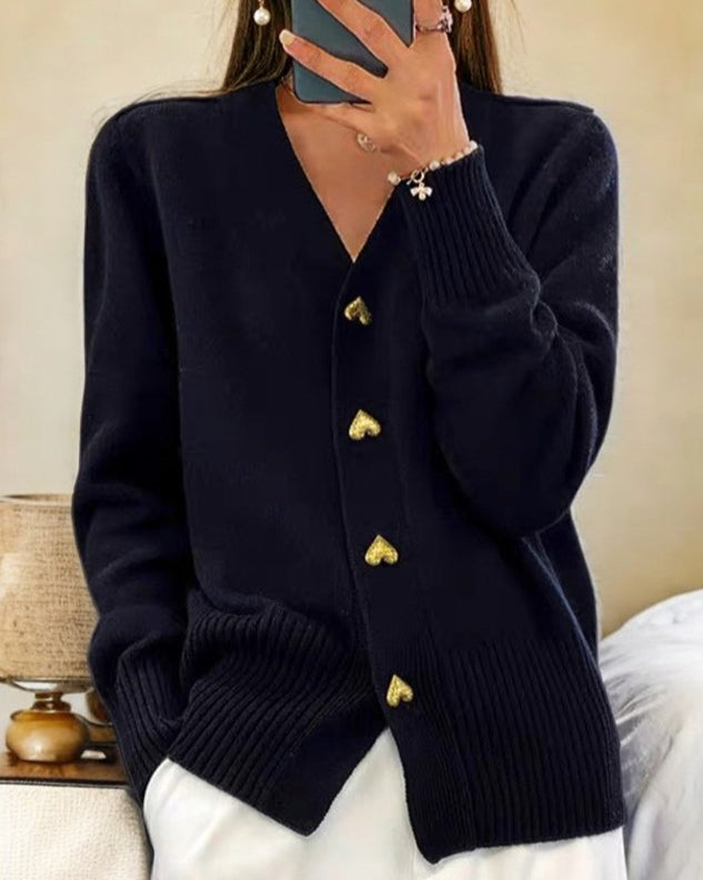 Caitlin | Elegant Cardigan  Liora Lane Boutique #1851 Chasie Black / UK 16-18 (XL) 39.95