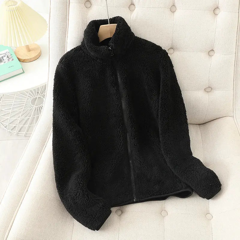 Cozy Fleece Zip Jacket Jasmine's Boutique Australia
