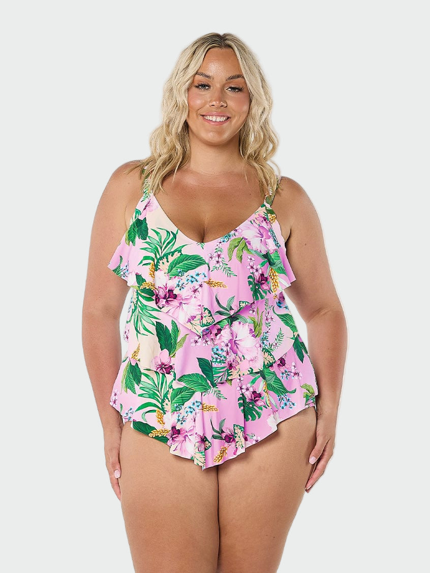 Honolulu 3 Tier Tankini Top Jasmine's Boutique Australia